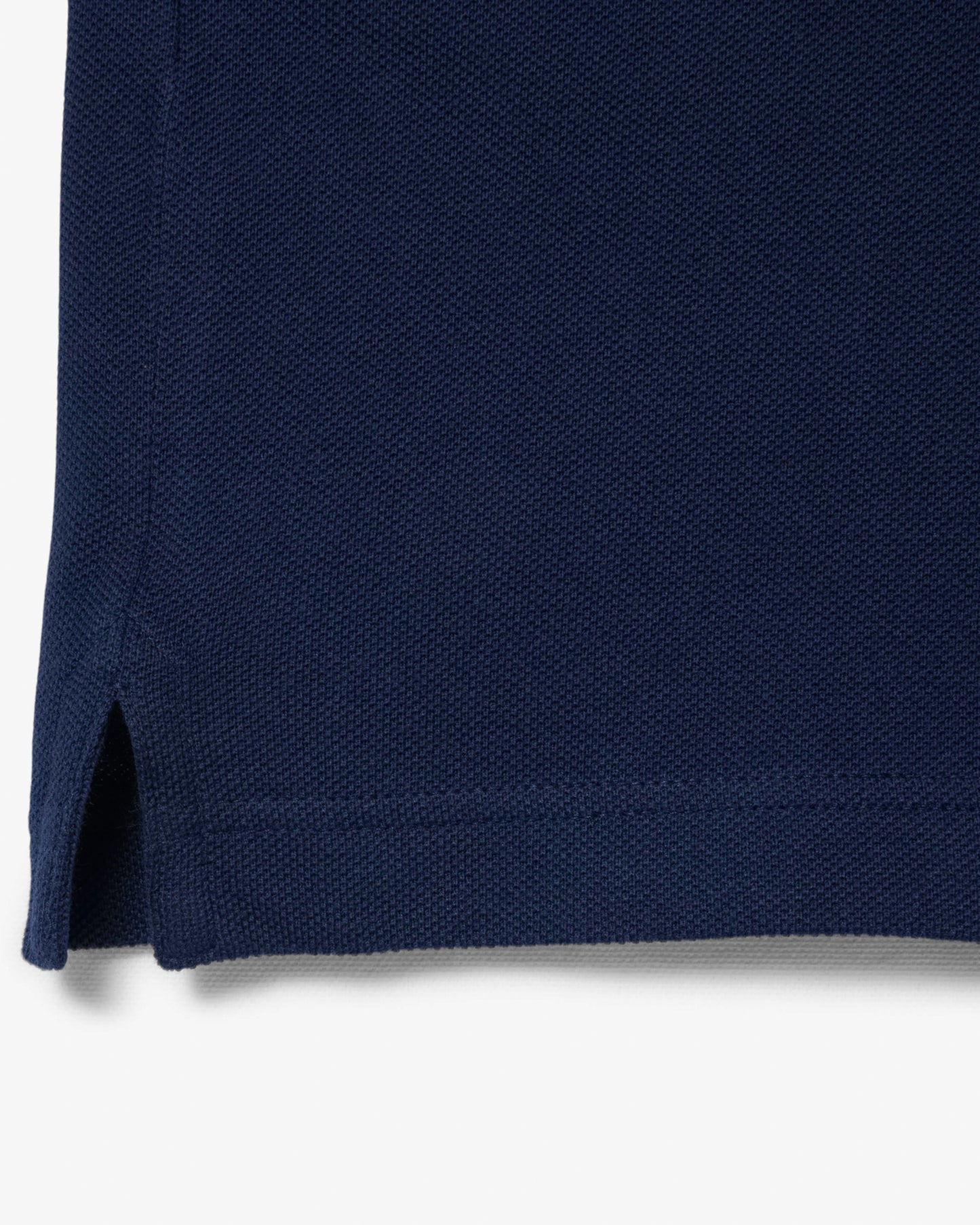 Lacoste Mens Original L.12.12 Slim Fit Petit Piqué Cotton Polo Shirt - Navy Blue 166