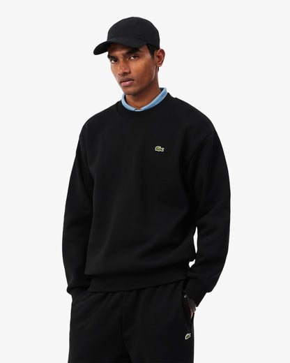 Lacoste Fleece Mens Classic Fit Sweater - Black 031