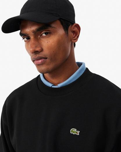 Lacoste Fleece Mens Classic Fit Sweater - Black 031