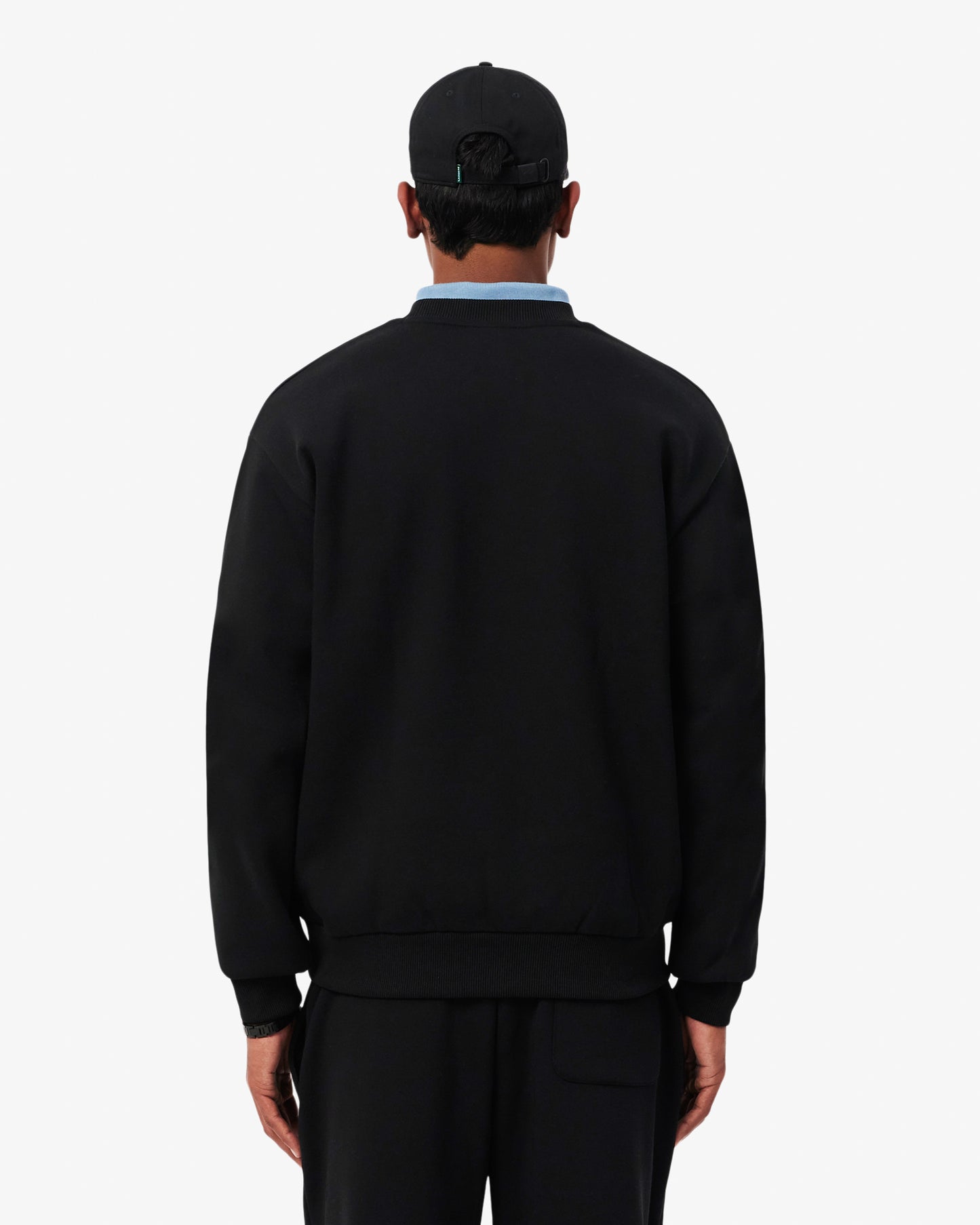 Lacoste Fleece Mens Classic Fit Sweater - Black 031