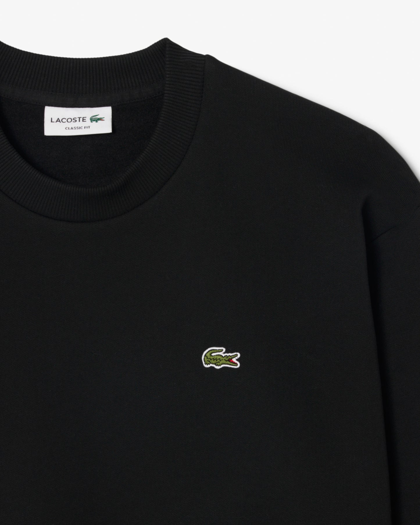 Lacoste Fleece Mens Classic Fit Sweater - Black 031