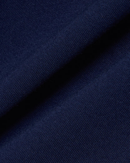 Lacoste Fleece Mens Lounge Hoodie - Navy Blue/White 525