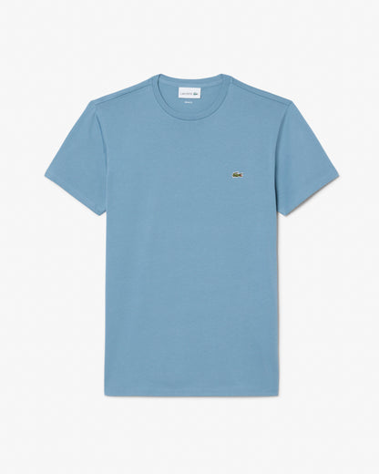 Lacoste Mens Crew Neck Pima Cotton Jersey T-Shirt - Aral 57I