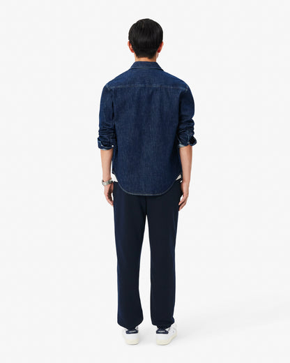 Lacoste Regular Fit Mens Fleece Sweatpants - Navy Blue 166
