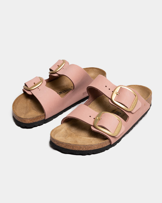 Birkenstock Arizona Big Buckle Nubuck Womens Sandals - Old Rose