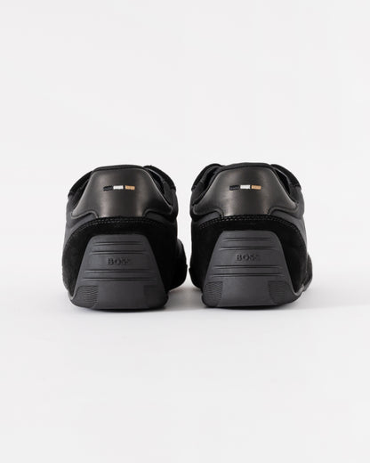 BOSS Orange Jaylen Lowp sdnylt Mens Trainers - Black 005 | CHO | Designer Mens Trainers