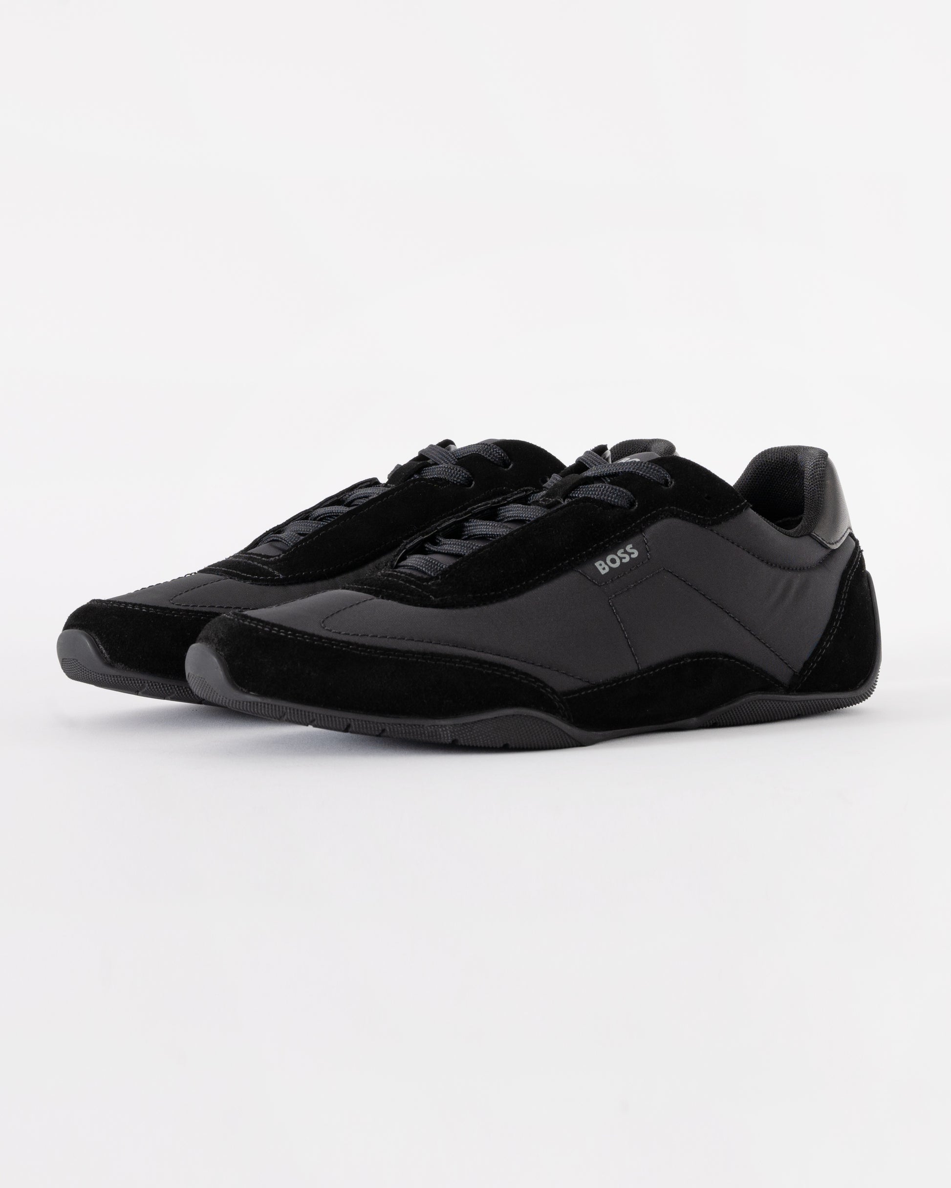 BOSS Orange Jaylen Lowp sdnylt Mens Trainers - Black 005 | CHO | Designer Mens Trainers
