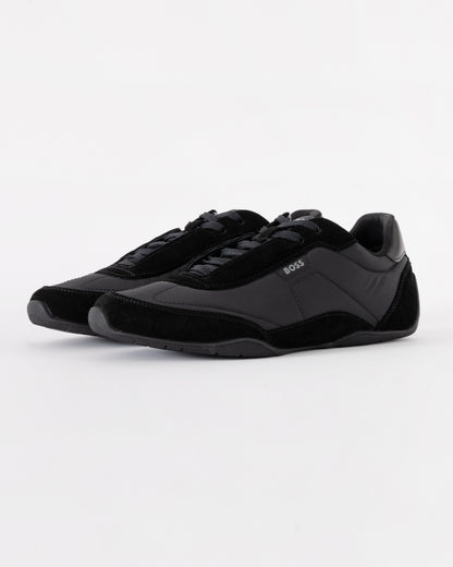 BOSS Orange Jaylen Lowp sdnylt Mens Trainers - Black 005 | CHO | Designer Mens Trainers