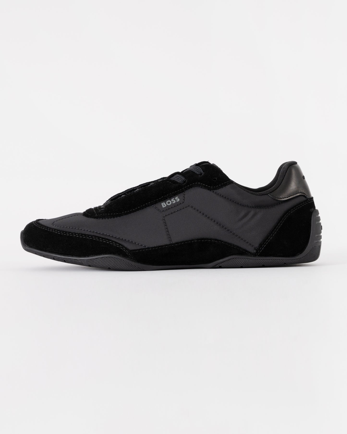 BOSS Orange Jaylen Lowp sdnylt Mens Trainers - Black 005 | CHO | Designer Mens Trainers