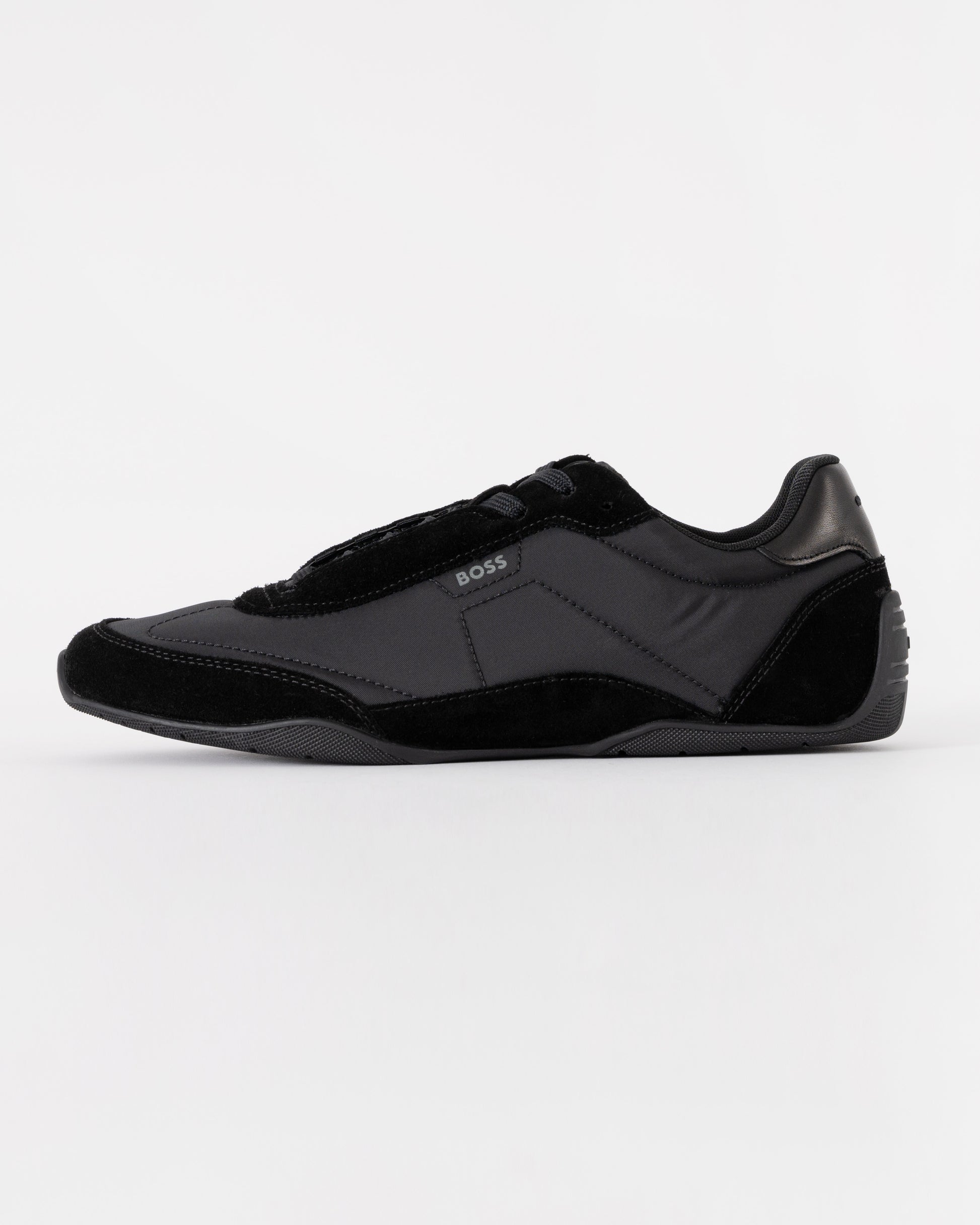 BOSS Orange Jaylen Lowp sdnylt Mens Trainers - Black 005 | CHO | Designer Mens Trainers