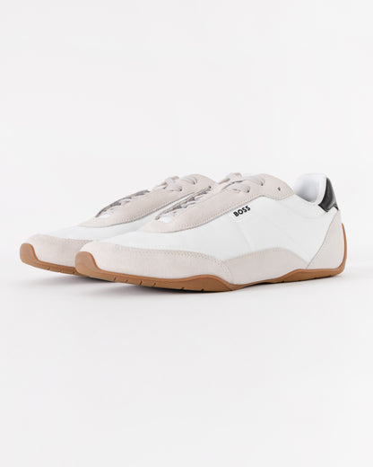 BOSS Orange Jaylen_Lowp_sdnylt Mens Trainers - Open White 120 | CHO | Designer Mens Trainers