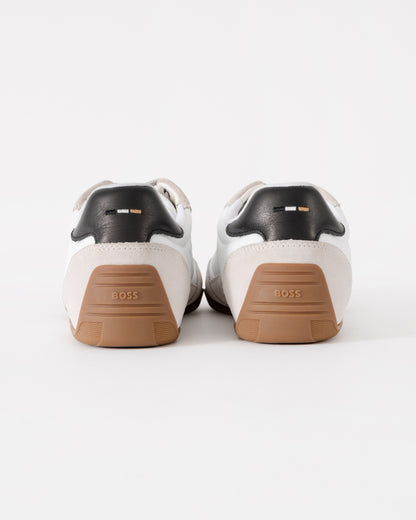 BOSS Orange Jaylen_Lowp_sdnylt Mens Trainers - Open White 120 | CHO | Designer Mens Trainers
