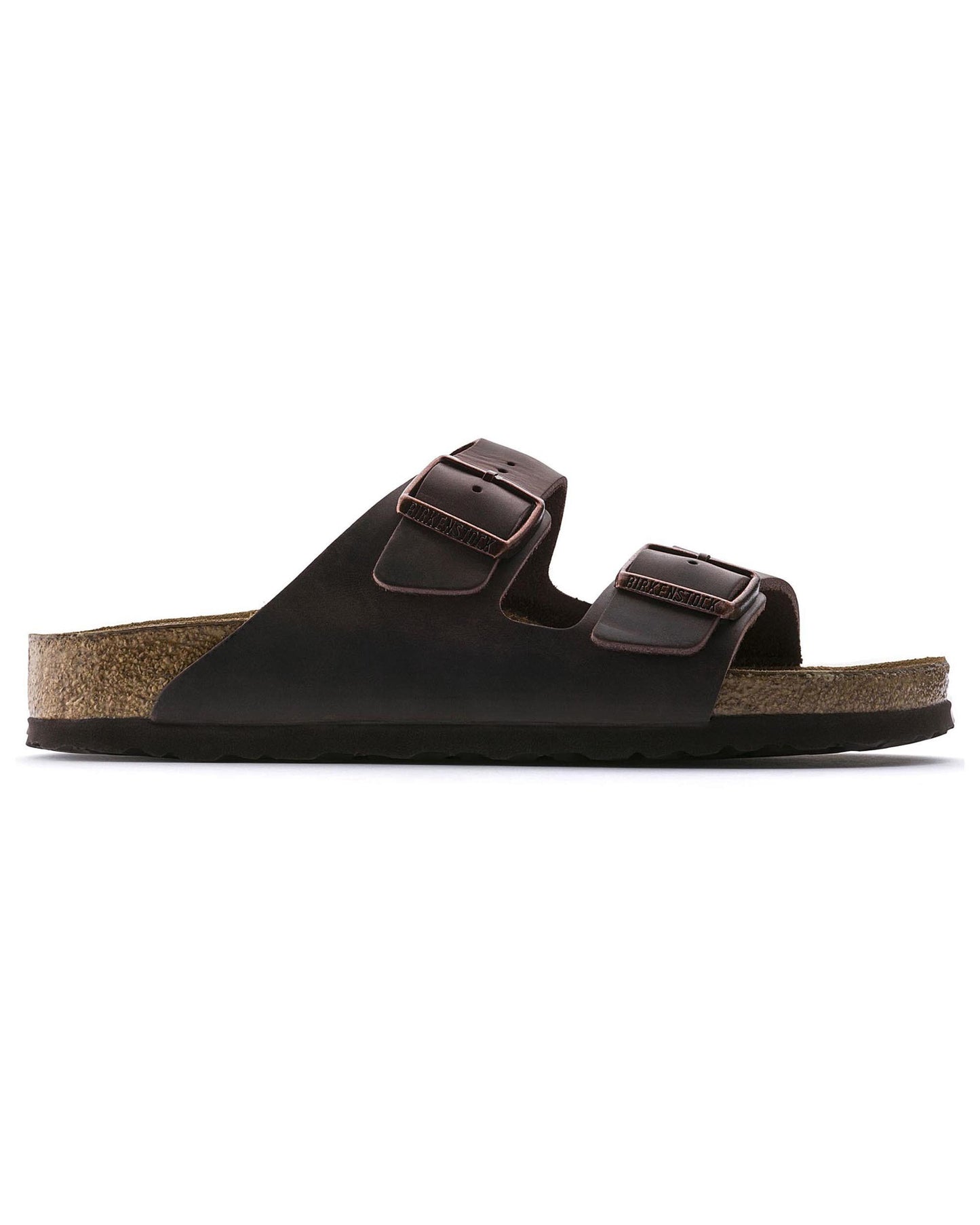 Birkenstock Arizona Soft Footbed Womens Oiled Leather Sandals - Habana