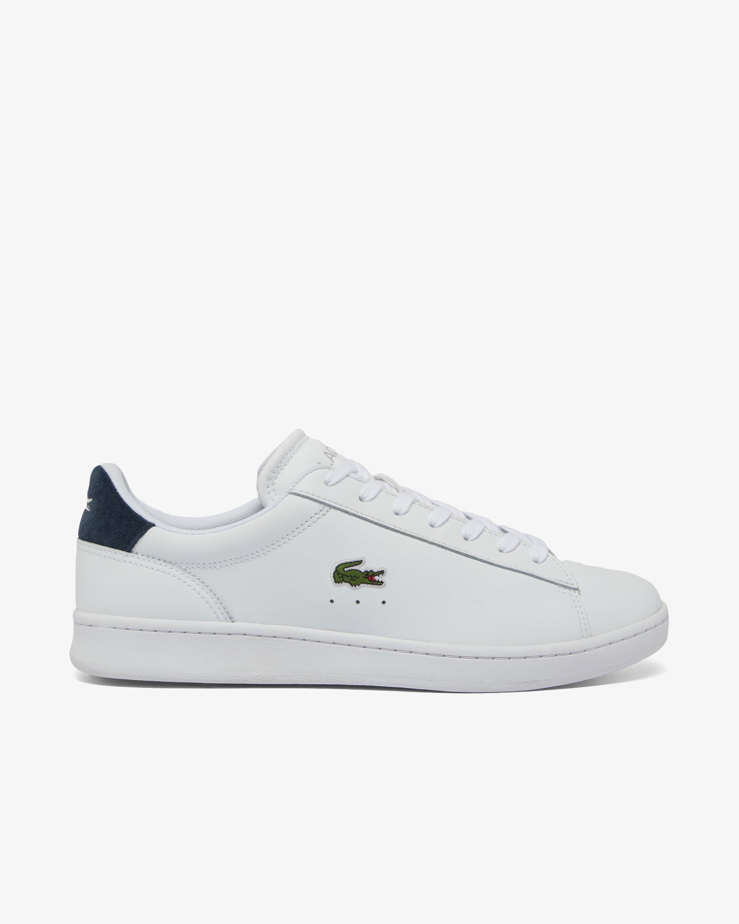 Lacoste Carnaby Leather Mens Trainers - White/Navy 042
