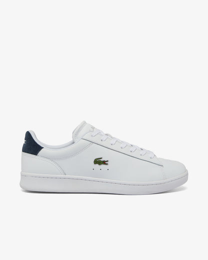 Lacoste Carnaby Leather Mens Trainers - White/Navy 042