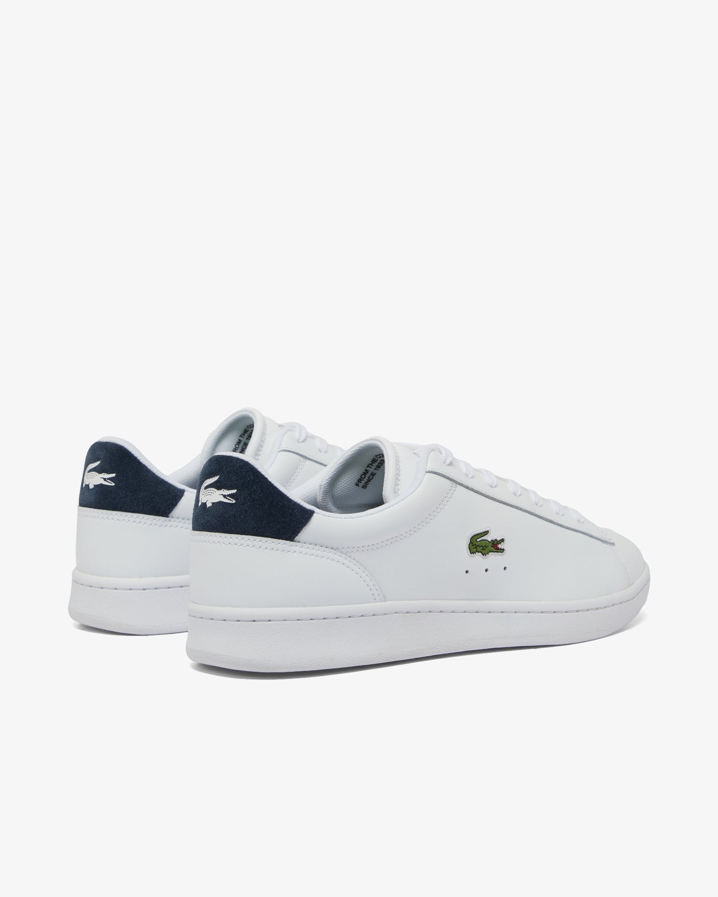 Lacoste Carnaby Leather Mens Trainers - White/Navy 042