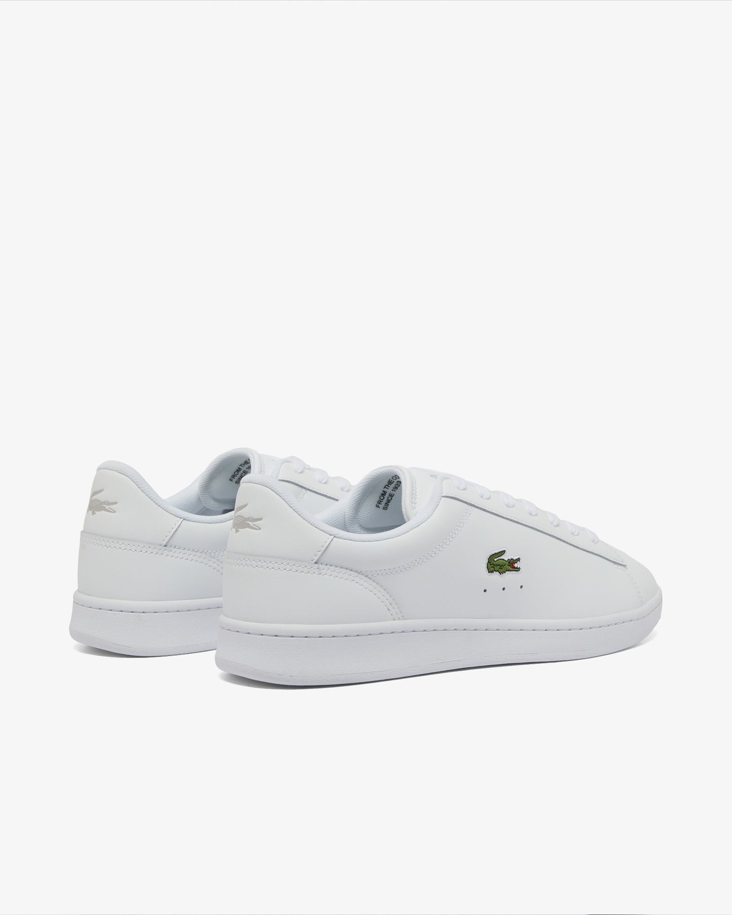 Lacoste Carnaby Set Mens Court Trainers - White/White 21G