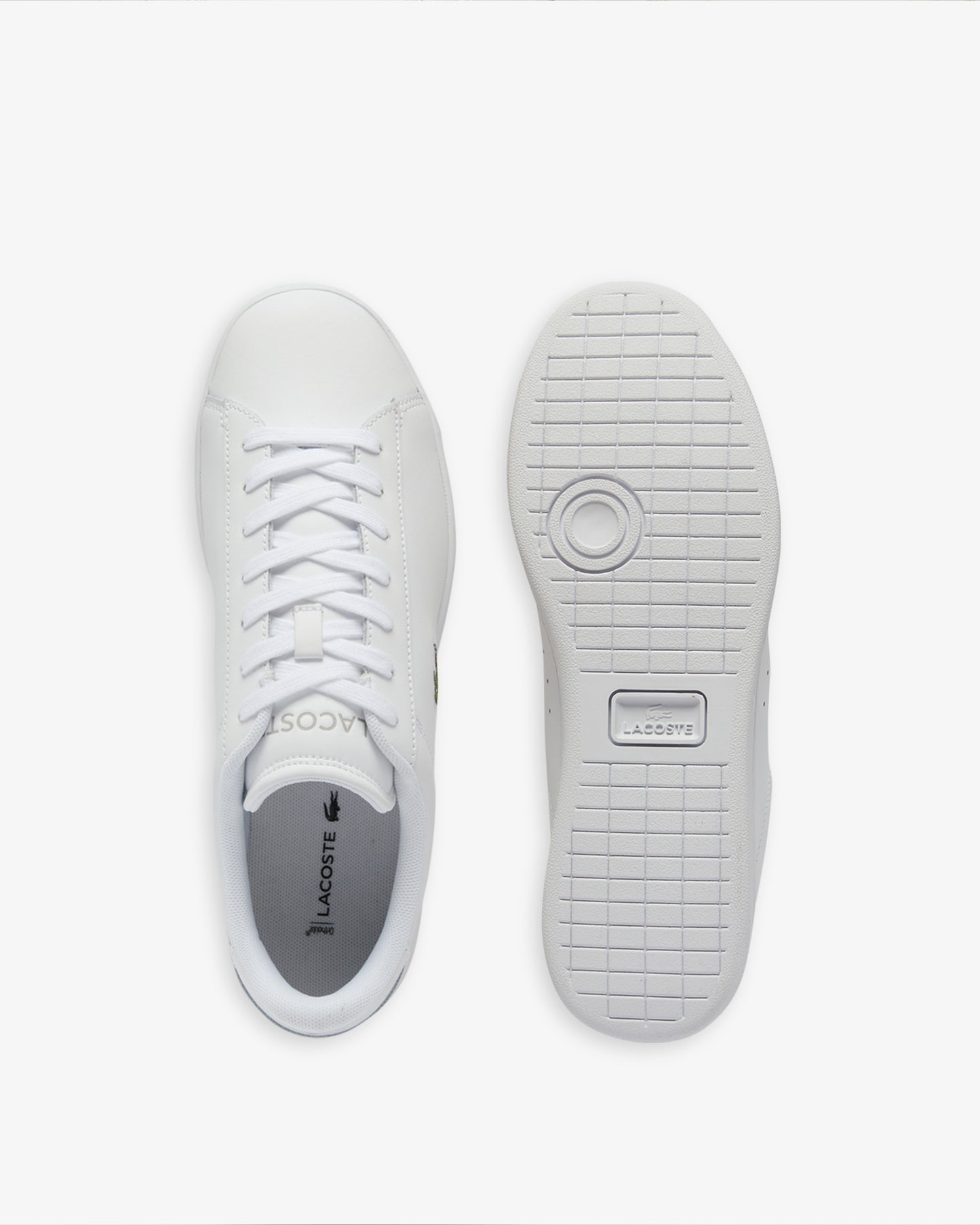 Lacoste Carnaby Set Mens Court Trainers - White/White 21G