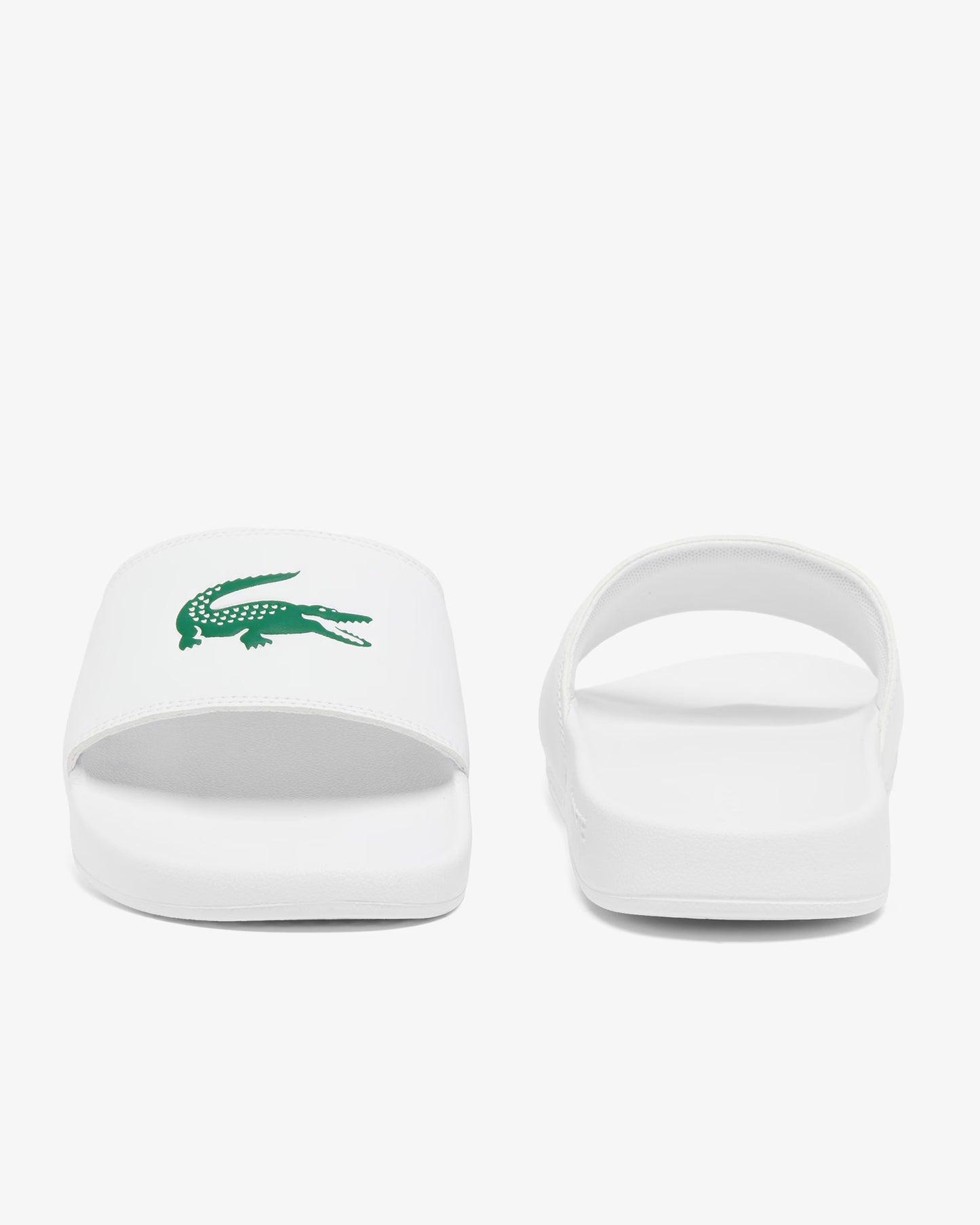 Lacoste Mens Serve Sliders - White/Green 082