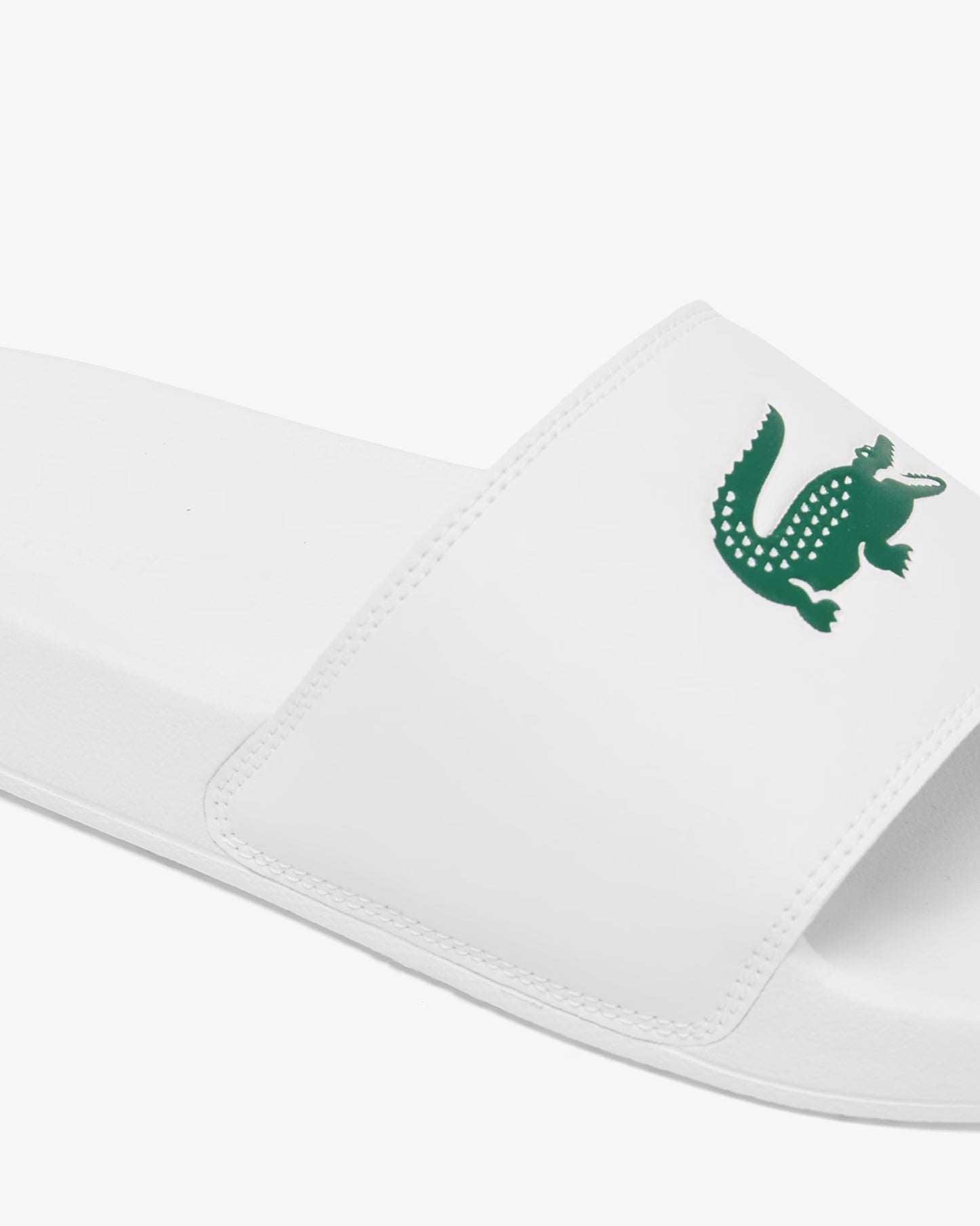 Lacoste Mens Serve Sliders - White/Green 082