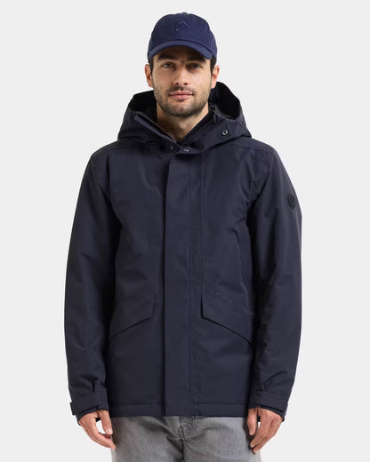 Didriksons Unisex Adam Jacket 3 - Dark Night Blue 999 front