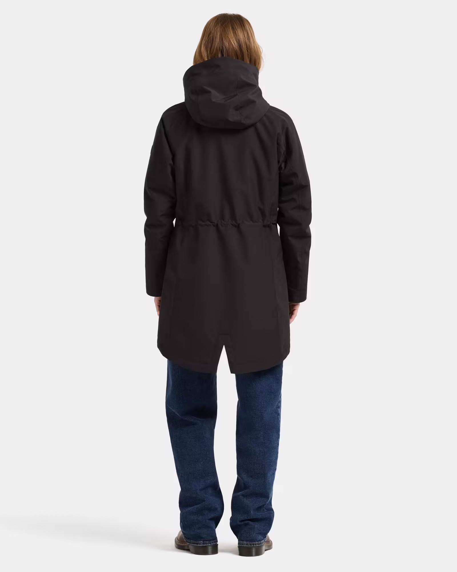 Didriksons Womens Alana Parka 2 - Black 060 | CHO | Designer Womens Parkas