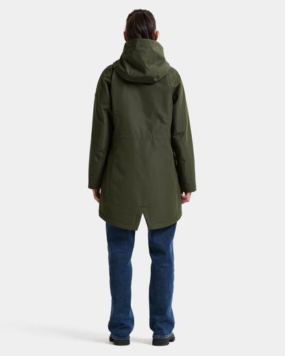 Didriksons Womens Alana Parka 2 - Deep Green 300 | CHO | Designer Womens Parkas