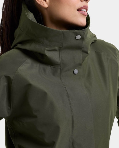Didriksons Womens Alana Parka 2 - Deep Green 300 | CHO | Designer Womens Parkas