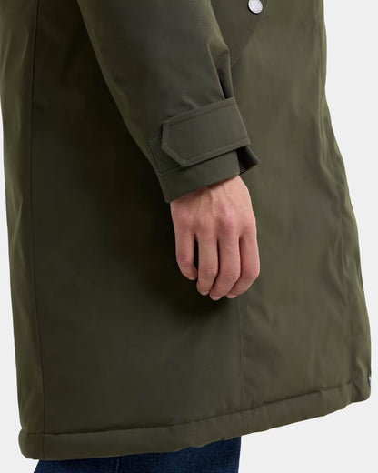 Didriksons Womens Erna Parka 2 - Deep Green 300 cuff detail