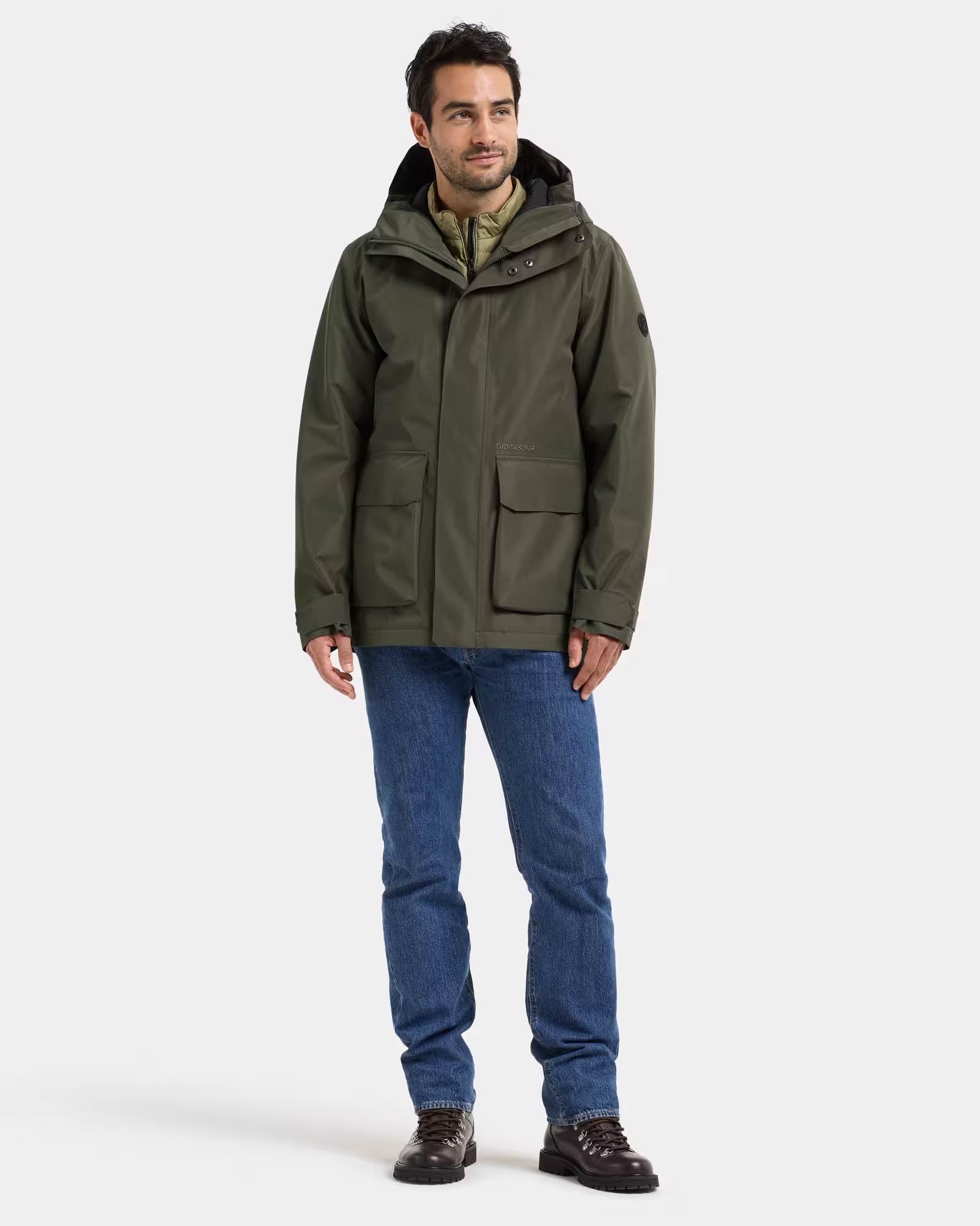Didriksons Unisex Liam Jacket 2 - Deep Green 300 | CHO | Designer Unisex Jackets