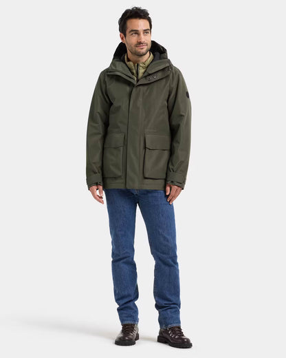 Didriksons Unisex Liam Jacket 2 - Deep Green 300 | CHO | Designer Unisex Jackets