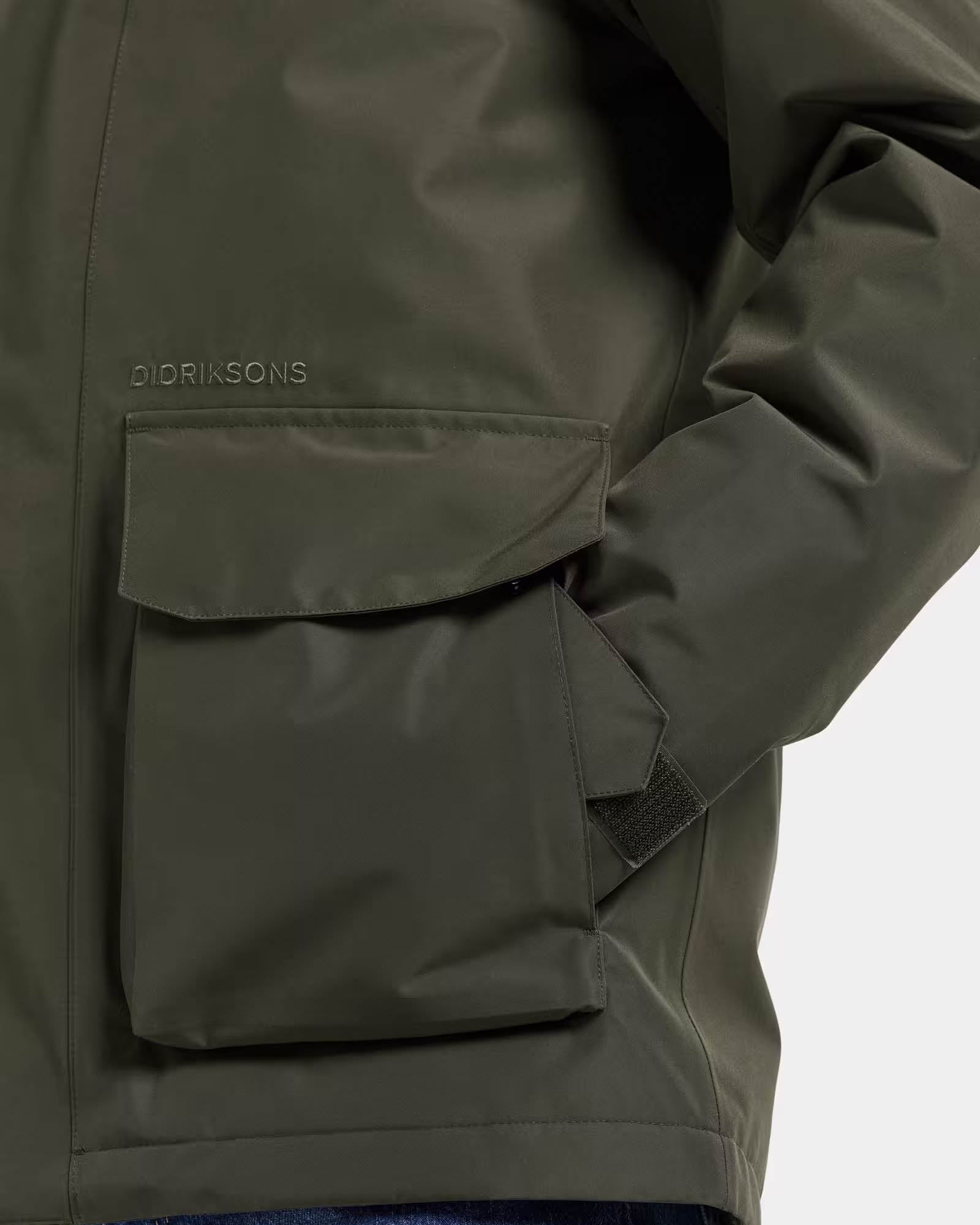 Didriksons Unisex Liam Jacket 2 - Deep Green 300 | CHO | Designer Unisex Jackets