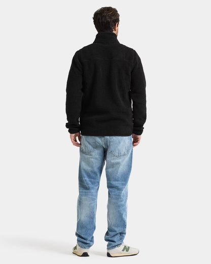 Didriksons Unisex Peter Full Zip Fleece 3 - Black 060