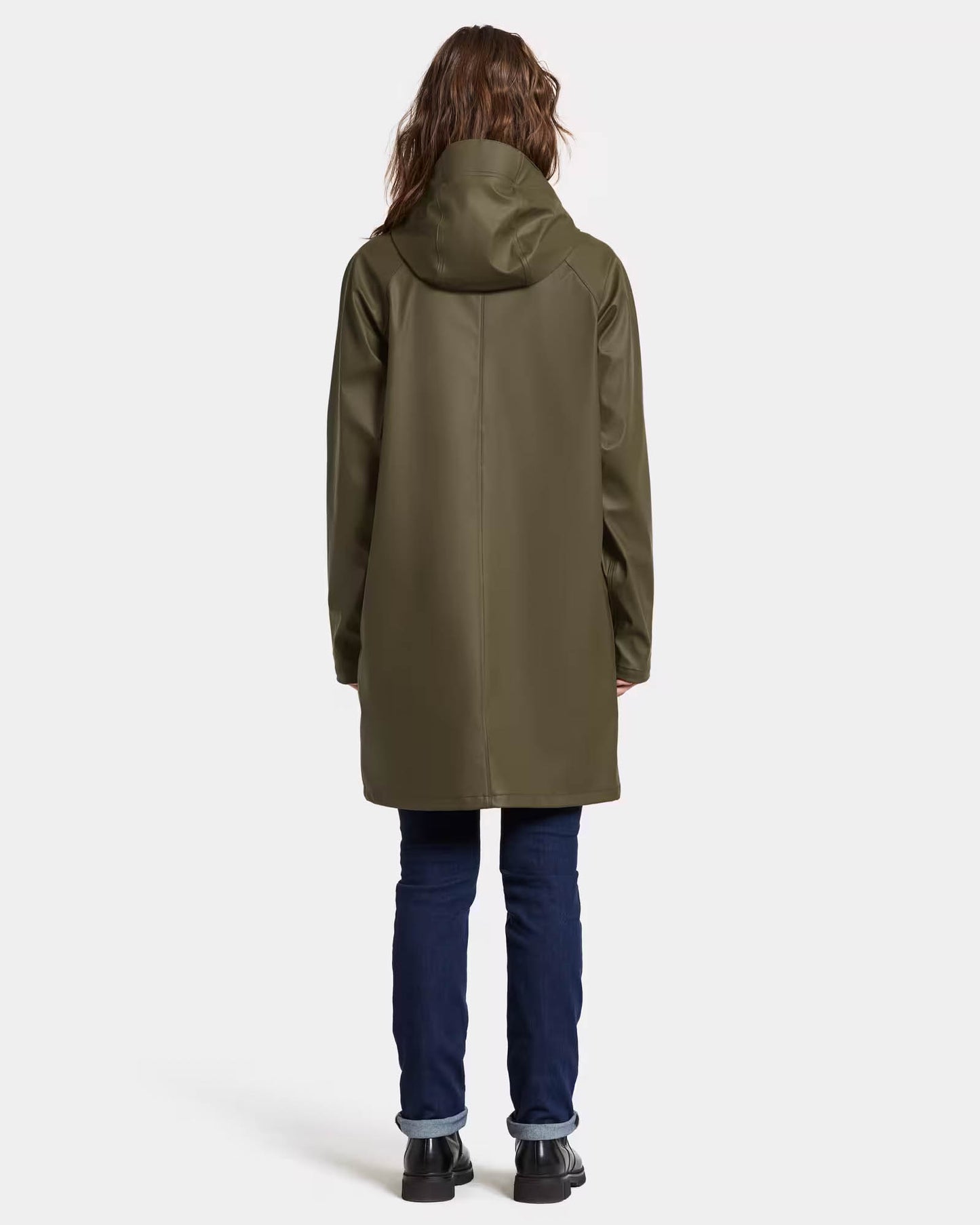 Didriksons Womens Elly Parka 6 - Fog Green 384