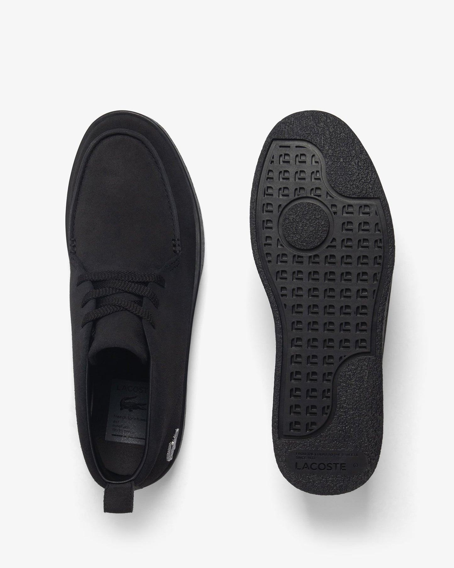Lacoste Baseshot Mens Chukka Boots - Black/Black 02H