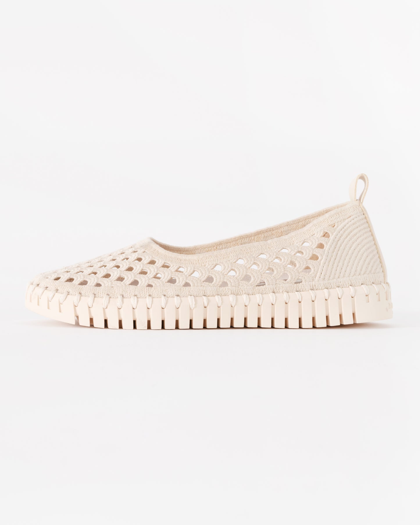 Ilse Jacobsen Tulip Womens Ballerina Shoe - Kit Pearled Ivory 144111 | CHO | Designer Womens Shoes