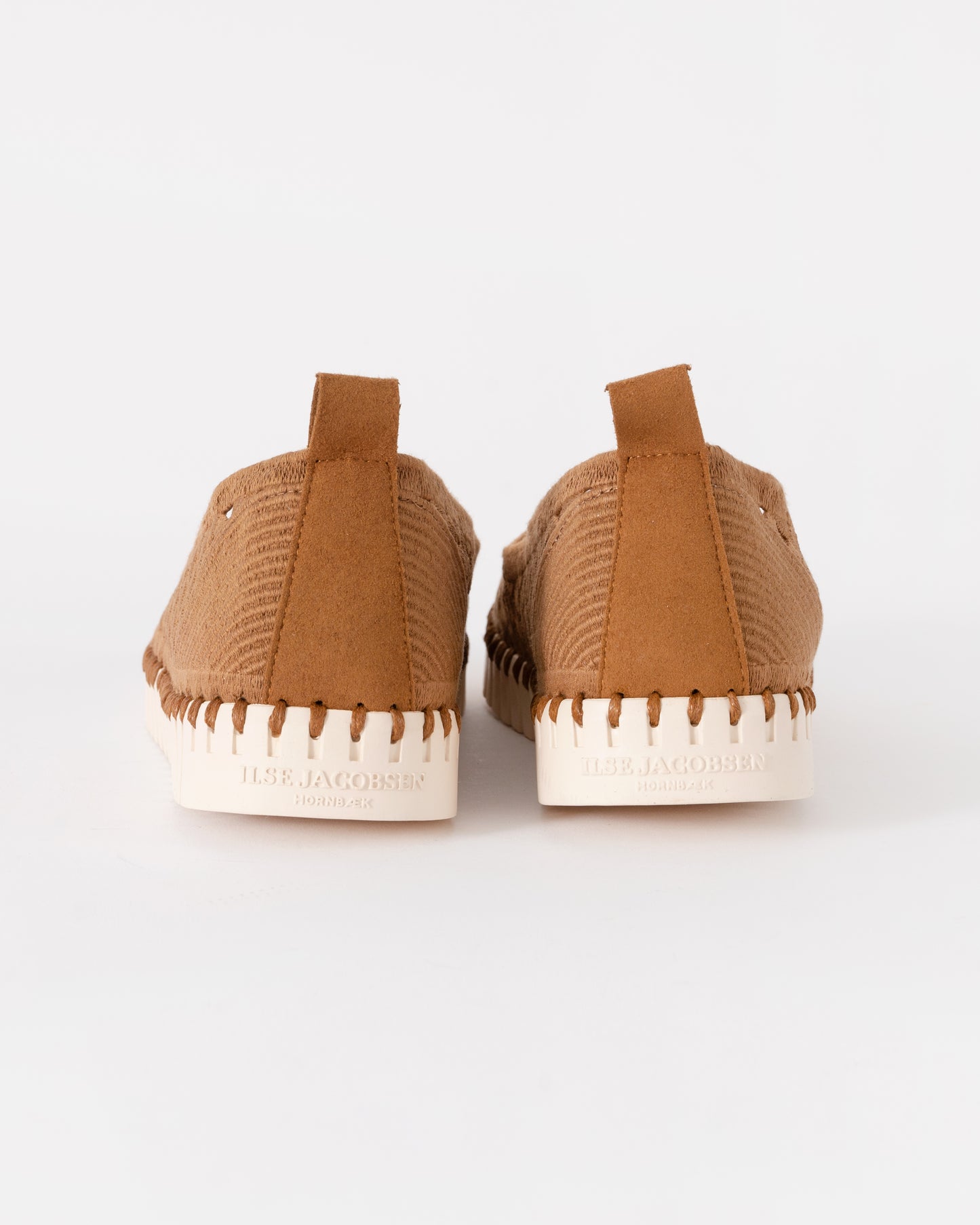 Ilse Jacobsen Tulip Womens Ballerina Shoe - Cashew Pearled Ivory 236111 | CHO | Designer Womens Shoes