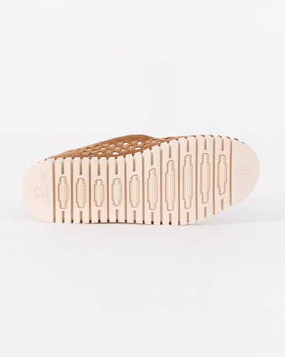 Ilse Jacobsen Tulip Womens Ballerina Shoe - Cashew Pearled Ivory 236111 | CHO | Designer Womens Shoes