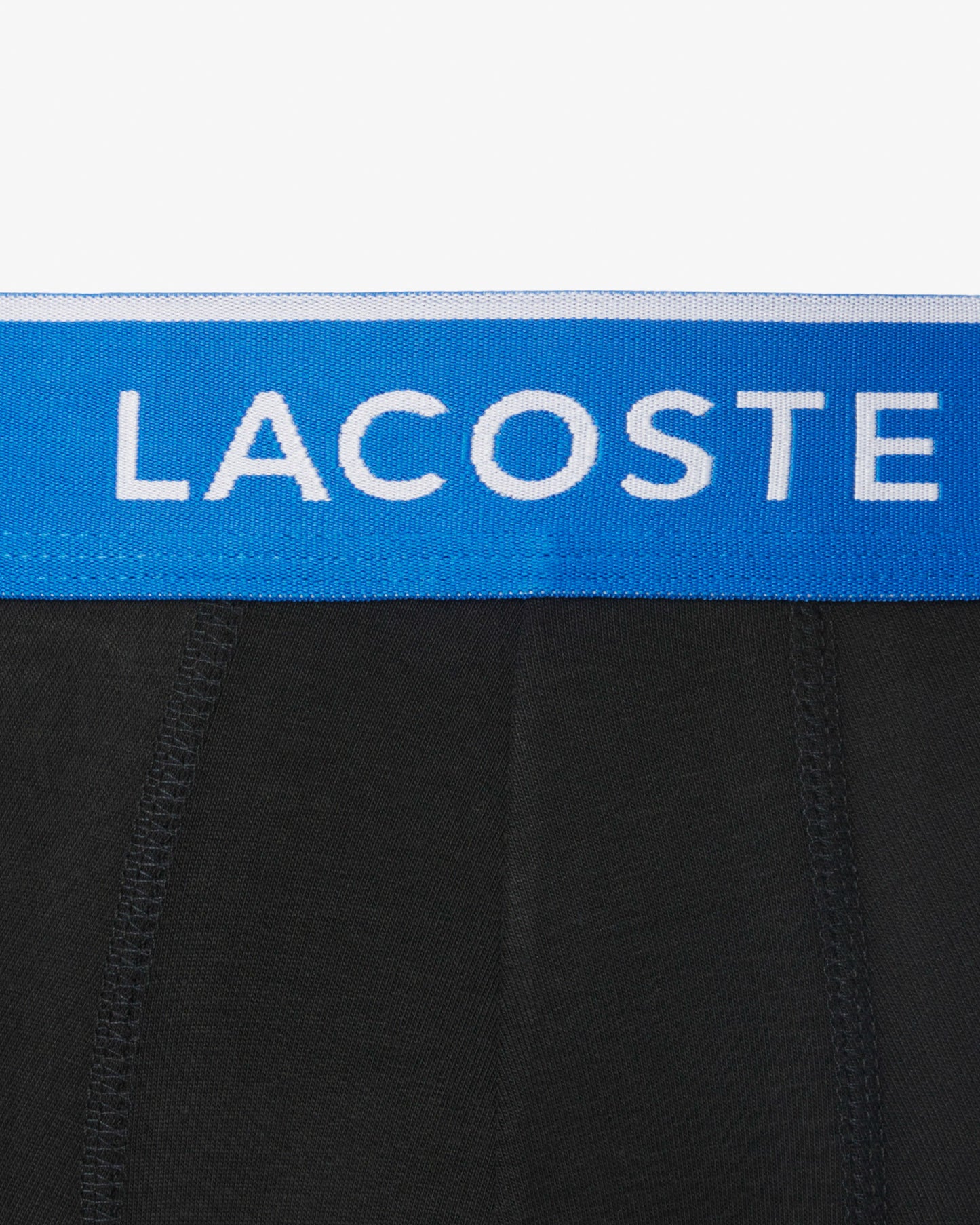Lacoste 3 - Pack Mens Trunks - Black/Marina - Overview - Graphite B68 | CHO | Designer Mens Underwear