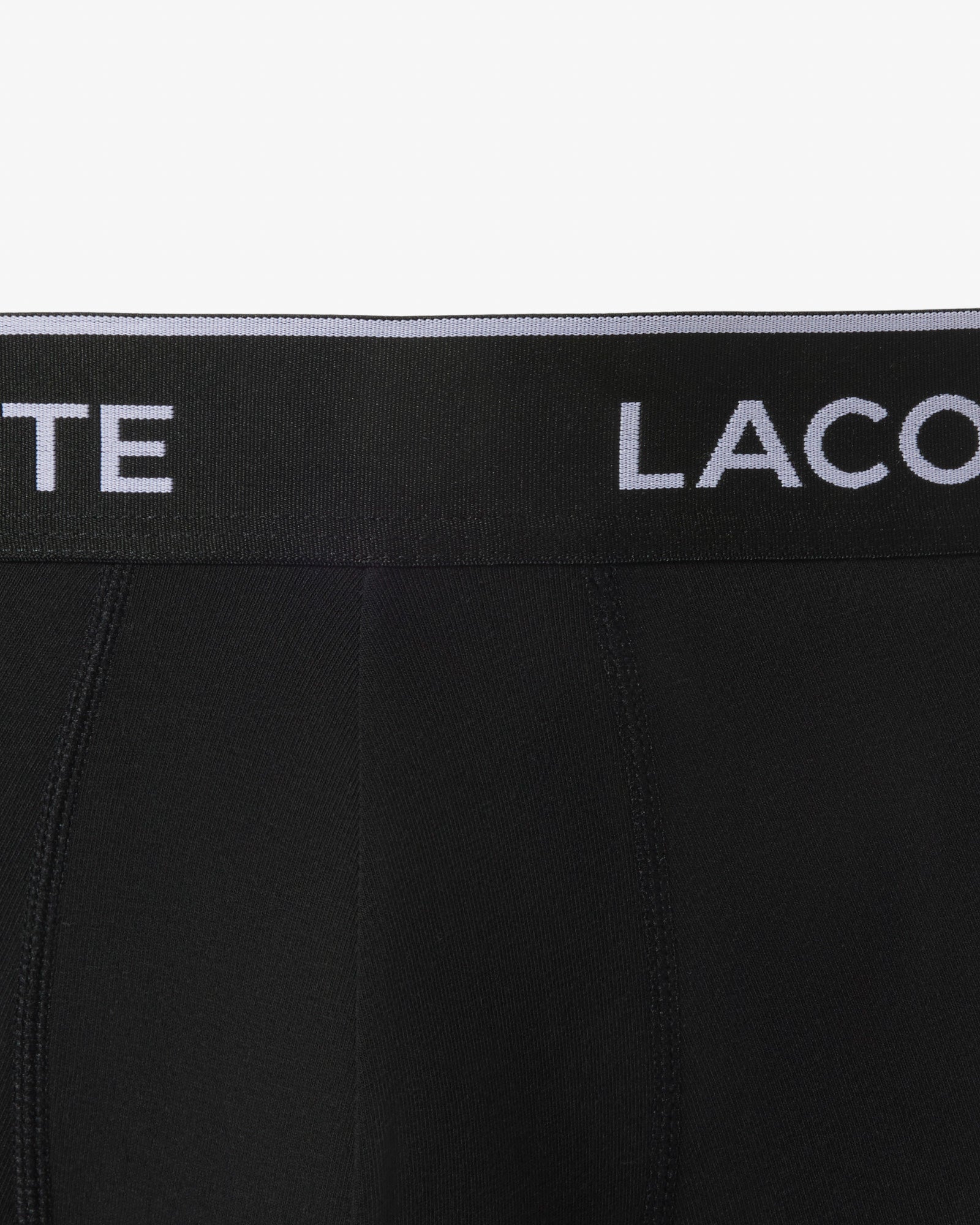 Lacoste 3 - Pack of Mens Trunks - Black 031 | CHO | Designer Mens Underwear
