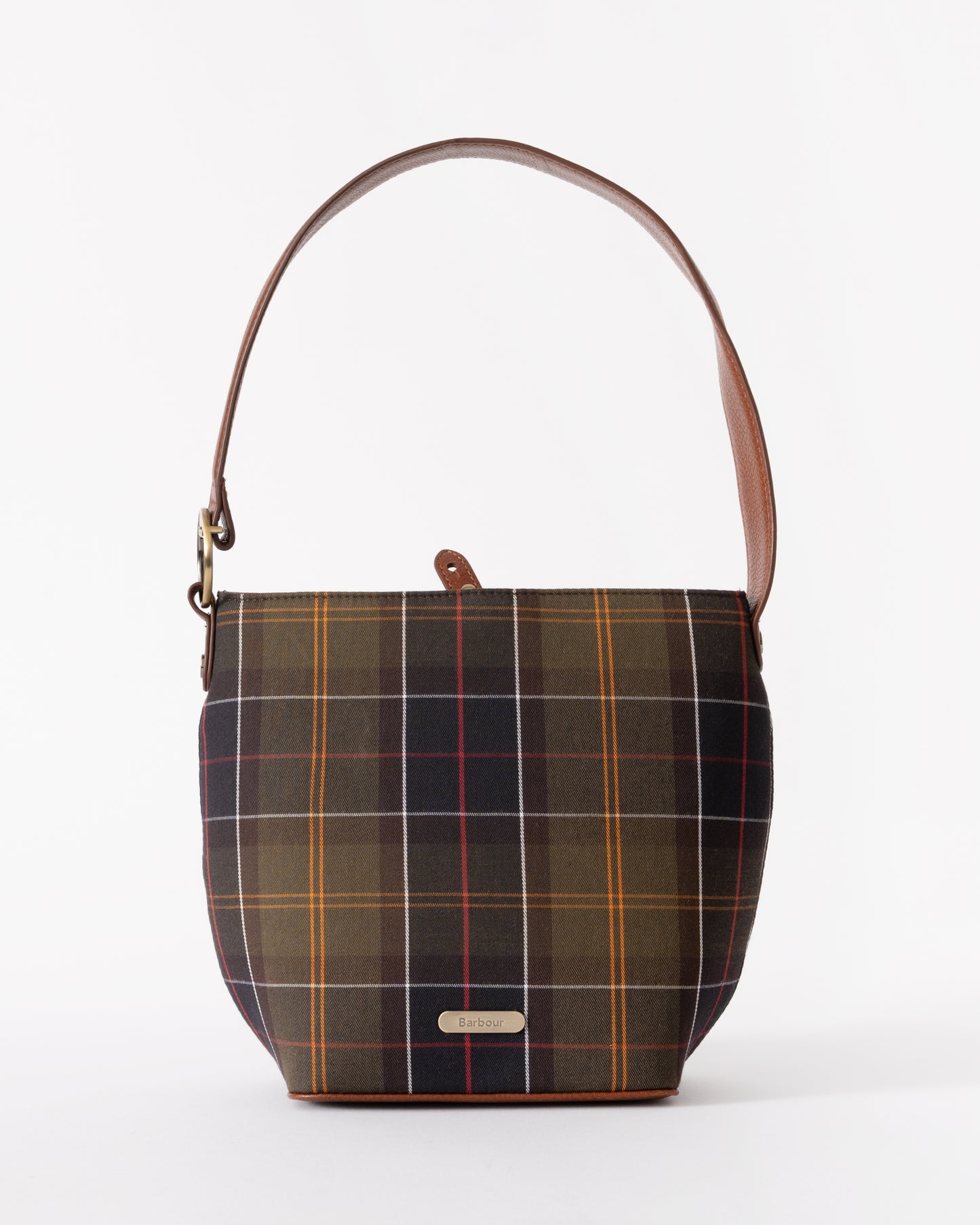 Barbour Cedar Womens Tartan Bucket Bag- Classic Tartan