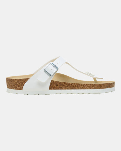 Birkenstock Gizeh Birko-Flor Womens Flip Flop - White