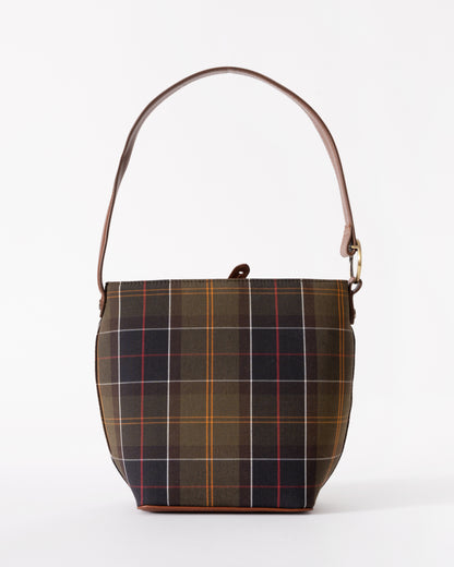 Barbour Cedar Womens Tartan Bucket Bag- Classic Tartan