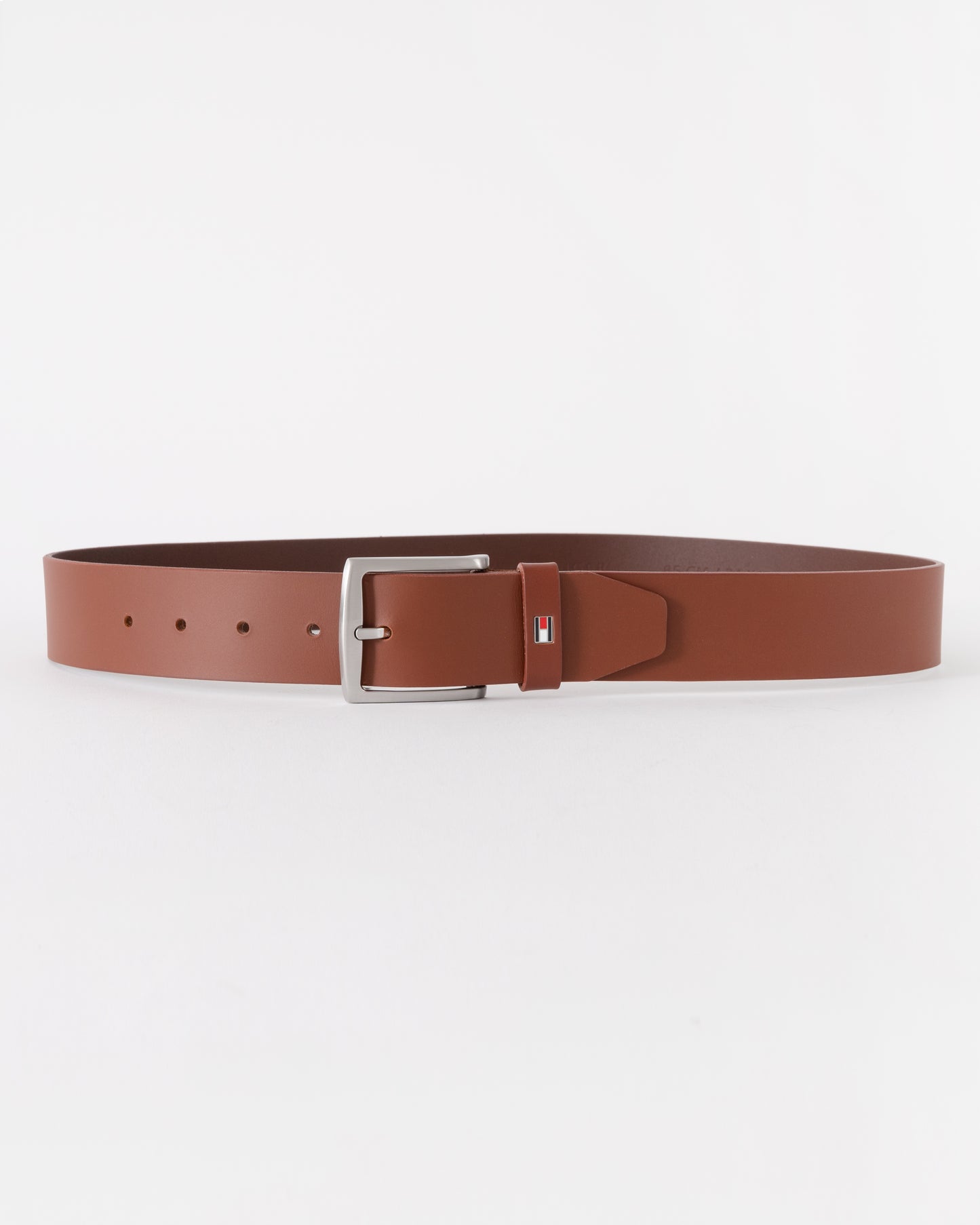 Tommy Hilfiger Denton Mens Belt 4cm - Dark Tan | CHO | Designer Mens Belts