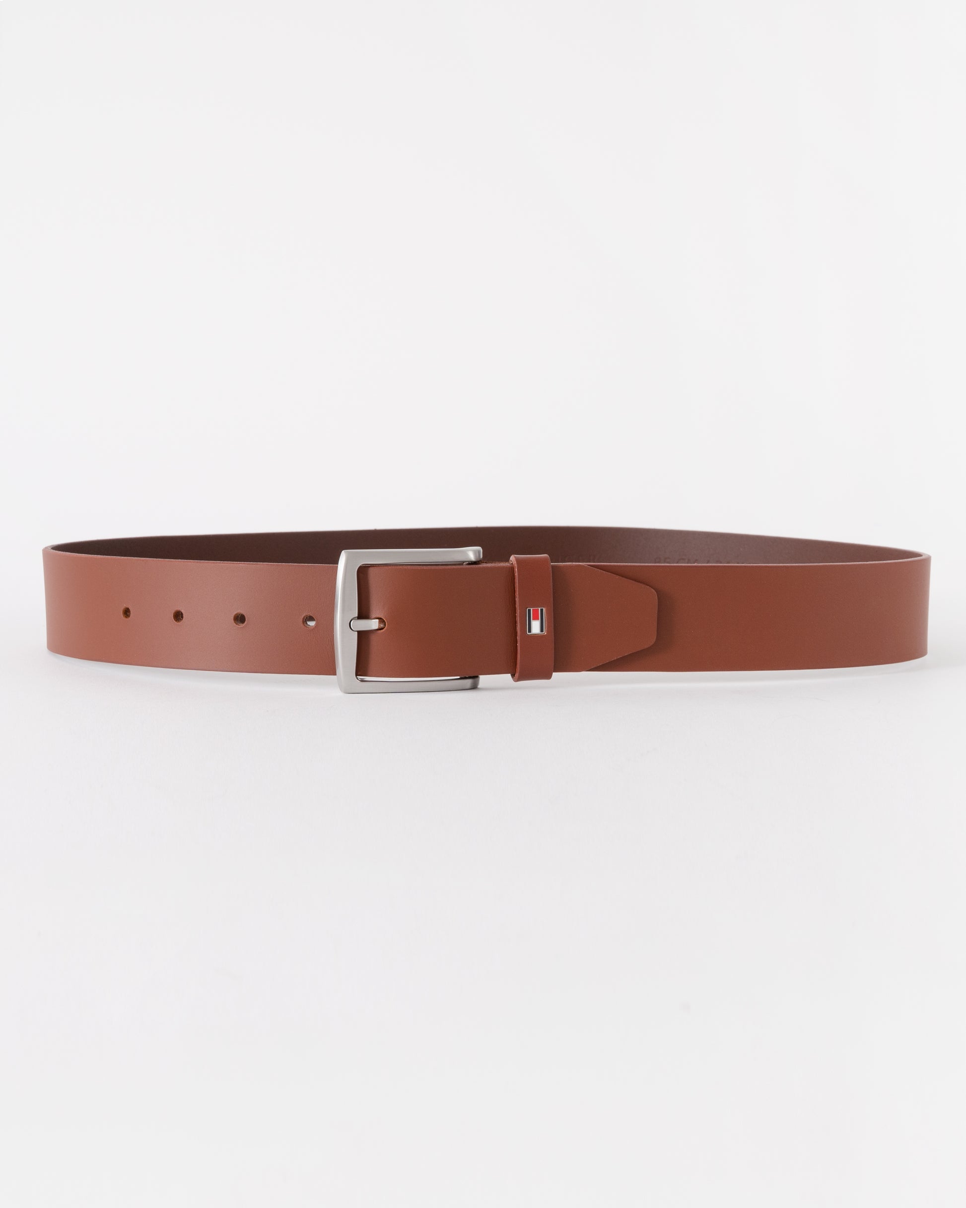 Tommy Hilfiger Denton Mens Belt 4cm - Dark Tan | CHO | Designer Mens Belts