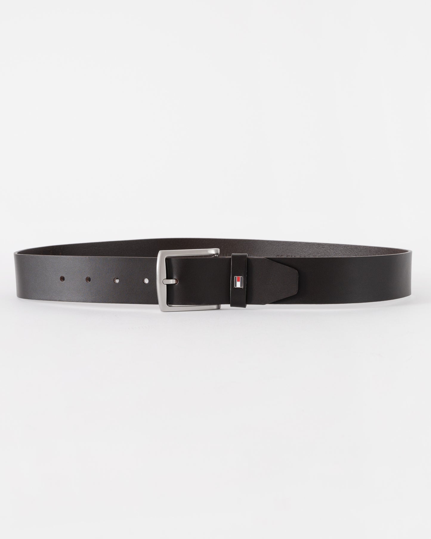 Tommy Hilfiger Denton Mens Belt 4cm - Dark Brown | CHO | Designer Mens Belts