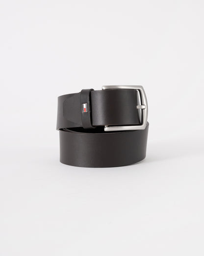 Tommy Hilfiger Denton Mens Belt 4cm - Dark Brown | CHO | Designer Mens Belts