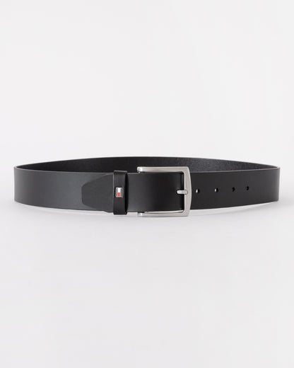 Tommy Hilfiger Denton Mens Belt 4cm - Black | CHO | Designer Mens Belts