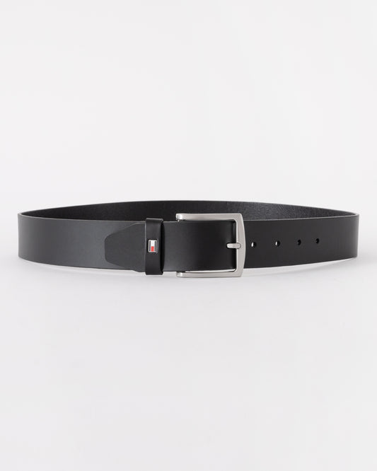 Tommy Hilfiger Denton Mens Belt 4cm - Black | CHO | Designer Mens Belts
