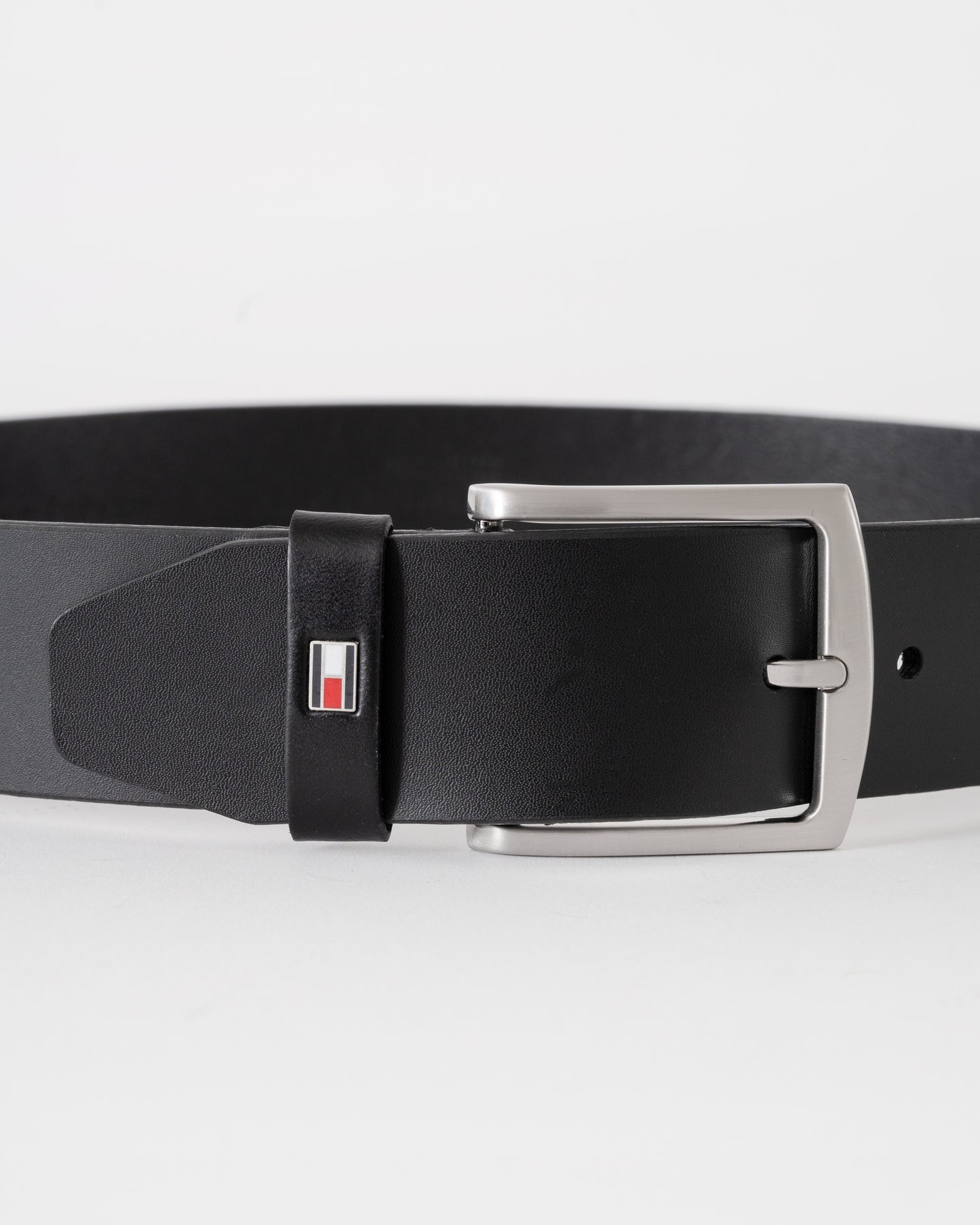 Tommy Hilfiger Denton Mens Belt 4cm - Black | CHO | Designer Mens Belts